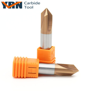 Fraise à chanfreiner <span class=keywords><strong>YRN</strong></span> 60/90/120 degrés à 3 dents en carbure monobloc - Product Image 2