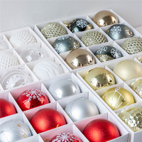 Boule de Pvc 8cm 10 pièces, décorations d'arbre de noël, ornements suspendus, pour noël, offre spéciale