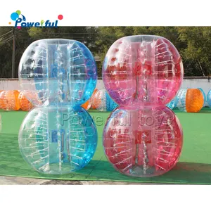 Juego de deportes al aire libre Bola de parachoques inflable de 1,5 m de diámetro Bola de parachoques inflable de TPU duradera