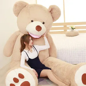 सीई ASTM संयुक्त राज्य अमेरिका के बड़े भालू आलीशान खिलौने भरवां peluches विशाल अमेरिकी टेडी भालू 180cm 200cm