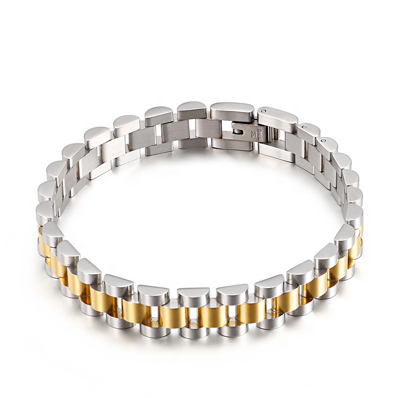 Steel&18K Gold