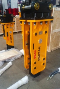 Tipo SUPERIOR Nueva condición para martillo hidráulico SB 40 para excavadoras de 4-7 toneladas para motor de cargador Núcleo de cincel 1 año - Product Image 5