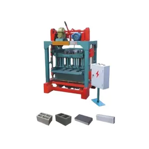 Máquina de fabricación de ladrillos manual fácil de operar, máquina de fabricación de ladrillos de hormigón de bloques huecos