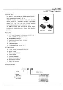 Paquet AMS1117-3.3 TO-252-2L SOT-223-3L SOT-89-3L régulateur <span class=keywords><strong>LDO</strong></span> 800mA 3.3V pour une utilisation à faible décrochage - Product Image 3