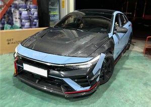 Para Hyundai Elantra/Avante CN7 Facelift 2024+, Estilo EPA-V, Capó Delantero de Fibra de Vidrio y Carbono con Ventilación - Product Image 2