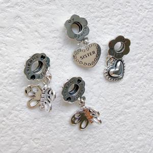 Pendentifs et breloques tendance en argent sterling 925 de la marque HaYa, certifiés GDTC, pour bracelets à breloques, bijoux faits main DIY - Product Image 1