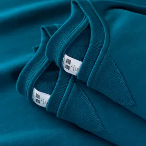 YLS 2021 yeni tasarım moda erkekler jumper lüks uzun kollu 320G pamuklu kazak Sweatshirt uygun ekip boyun kazak