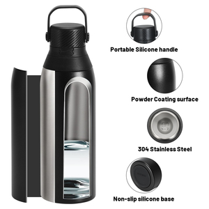 Flacon <span class=keywords><strong>à</strong></span> vide de 500ml 750ml Bouteille isolée extérieure Bouteille d'eau de sport Bouteille d'eau en acier inoxydable - Product Image 5