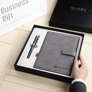 <span class=keywords><strong>Agenda</strong></span> de Cuero PU A5 de Lujo con Logotipo Personalizado, Juego de Regalo con Bolígrafo Metálico, <span class=keywords><strong>Agenda</strong></span> Corporativa <span class=keywords><strong>para</strong></span> Negocios - Product Image 4