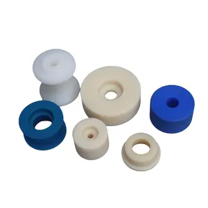 Aangepaste Cnc-Bewerking Spuitgegoten Nylon Katrol Plastic Wielonderdelen Met Snijverwerkingsservice Plastic Producten