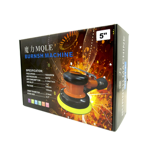 5-inch 6-lỗ khí nén quỹ đạo Sander Máy xay không khí burnish máy cho khô Mài ô tô đánh bóng công cụ chăm sóc xe sản phẩm - Product Image 5