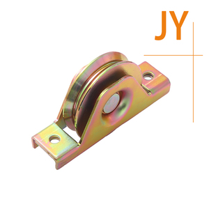 Bloc <span class=keywords><strong>de</strong></span> plomb universel robuste à roulement unique pour porte coulissante, clôture, Support inférieur <span class=keywords><strong>de</strong></span> porte, roue à roulettes, poulie à roulettes - Product Image 1