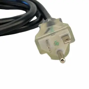 NEMA American standard 5-20P 5-20R Extension cord AC power cable Transparent plug 3-prong 125V 20AMP