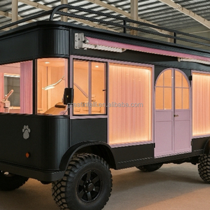 Autobús de Peluquería Móvil de Dos Pisos Personalizable con Equipamiento Completo para Negocios Móviles de Moda al Aire Libre, Camión de Spa de Belleza de Lujo - Product Image 2