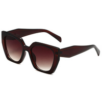 Lunettes de soleil carrées vintage épaisses pour femmes, anti-UV, de créateur, vente en gros, approvisionnement en vrac pour la vente au détail et les distributeurs