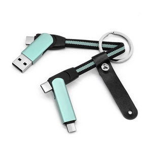 Câbles tendance Accessoires couramment utilisés 6 en 1 Porte-clés USB Type c à Type c 60W Câble de <span class=keywords><strong>chargeur</strong></span> rapide portable pour <span class=keywords><strong>iPhone</strong></span> - Product Image 2