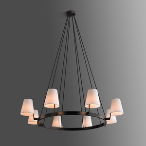 Nouveau Design Jonathan Browning Laiton Moderne Lin <span class=keywords><strong>Corniche</strong></span> Lustre Linéaire Style Américain Éclairage Pour Salon - Product Image 5