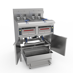 OFE-226 2*21.5L เครื่องทอดไก่ไฟฟ้าเชิงพาณิชย์สองถังผลิตในโรงงานกวางซิงของจีน - Product Image 3