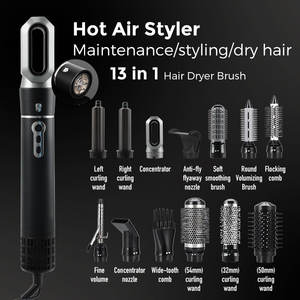 Brosse Soufflante 13-en-1 Multidétachable avec Peigne Chauffant Lisseur, Sèche-Cheveux et Volumateur - Product Image 3