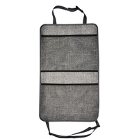 Organisateur de siège arrière de voiture de luxe en maille Oxford polyester, boîte de rangement suspendue pour l'organisation des jouets