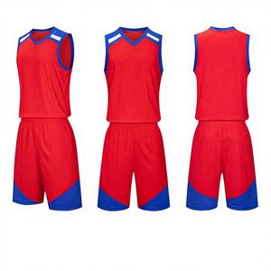 Vêtements de sport de basketball personnalisés pour camp d'entraînement – Respirants, imprimés, antibactériens, 100 % polyester, couleur unie, pour équipes, grandes tailles - Product Image 1