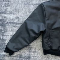 DENIMGUYS blouson de style américain rétro pour hommes blouson en cuir design décontracté avec vestes pour hommes zippées