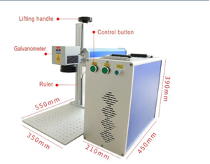 Machine de marquage laser UV refroidissement par air pour verre plastique gravure PVC PC gravure sur silicium avec UV 355 Nano deuxième laser - Product Image 5