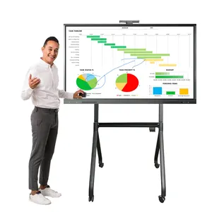 ColorSong OEM 65 75 86 100 pouces, écran plat interactif multi-touch, tableau blanc numérique, tableau intelligent pour l'éducation