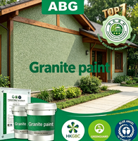 Peinture acrylique modifiée anti-graffiti, revêtement simulant le granit pour l'embellissement des murs extérieurs des rues urbaines