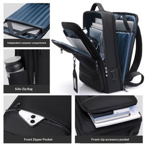 Wholesale Custom Men's Business USB Port Waterproof Anti-theft Large Capacity Leisure Backpacks <b>Laptop</b> Bagpack Travel <b>Back</b> <b>Pack</b> - Product Image 3