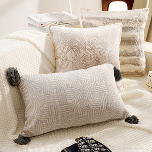 <span class=keywords><strong>Cuscini</strong></span> Decorativi Semplici <span class=keywords><strong>Grigi</strong></span> per Divano di Lusso, Cuscino per Soggiorno e Camera da Letto, Cuscino per Testiera del Letto Personalizzabile - Product Image 2