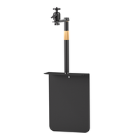 Support de projecteur télescopique en métal blanc pour table de chevet et canapé