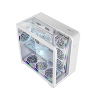 Dunao OEM RGB Nouveau Design Tour de bureau Gaming ATX PC Case Supporté 360MM Refroidissement par eau avec verre trempé