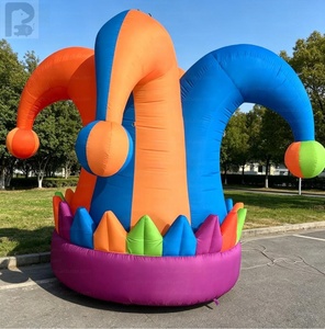 Sombrero de <span class=keywords><strong>Payaso</strong></span> Inflable Personalizado, Accesorio Inflable Grande para Carnaval, Eventos Temáticos y Exhibiciones en Parques de Diversiones - Product Image 3
