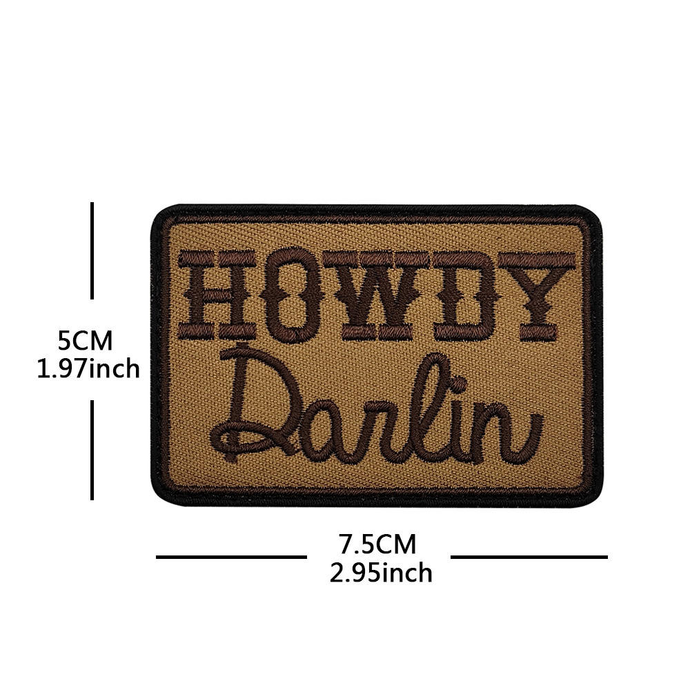 V01815-1 howdy hello (brown)