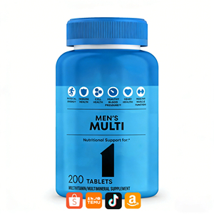 Tabletas Multivitamínicas para Hombre con Fórmula Nutricional Diaria Exclusiva, Mezcla Completa de Vitaminas y Minerales - Product Image 1