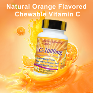 1000MG Viamin <span class=keywords><strong>C</strong></span> <span class=keywords><strong>Masticabili</strong></span> Sapore D'arancia Tablet per Lo Sbiancamento Della Pelle - Product Image 4