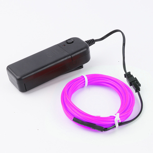 <span class=keywords><strong>Fil</strong></span> électroluminescent super <span class=keywords><strong>lumineux</strong></span> clignotant, néon EL, 10 couleurs, DC3V/DC12V/AC110V-220V, avec onduleur, flexible, découpable, en PVC - Product Image 6