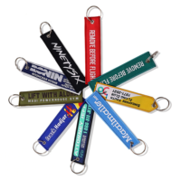 Cordón de Tela con Letras Impresas a Color, Llavero Promocional con Anillo Metálico para Oficina, Escuela, Viajes, Regalo, Obsequio