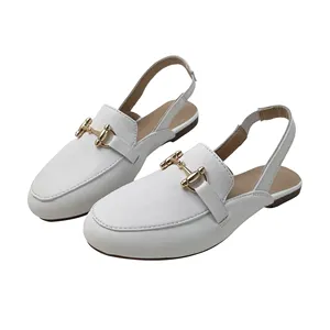 Sandali Casual per bambini bianchi estivi all'ingrosso per ragazza 8 anni piatti Plus Size scarpe Oem sandali per bambini