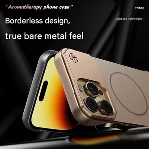 Funda de teléfono con fragancia dura magnética sin marco de lujo para IPhone 16 15 14 13 12 Pro Max Plus <span class=keywords><strong>IPone</strong></span> 16Pro - Product Image 6
