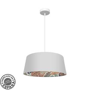 Lampada a sospensione 50W E27 bianca con stampa, ideale per l'illuminazione decorativa in case e uffici. - Product Image 2