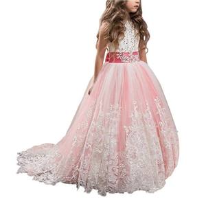 Nuevo Vestido de Fiesta sin Mangas con Estampado Floral de Encaje para Niñas - Product Image 3