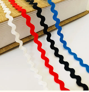 Hot bán chất lượng tốt ric Rac Ribbon đầy màu sắc Rick Rack TRIM đối với quà tặng trang trí <span class=keywords><strong>Zig</strong></span> <span class=keywords><strong>Zag</strong></span> ren - Product Image 1