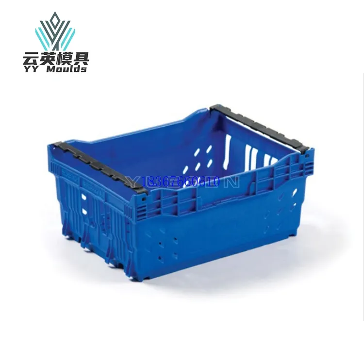 Molde para cajas de verduras, molde para cesta de frutas, caja/molde para contenedor apilable de plástico de alta calidad