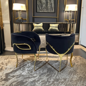 Silla <span class=keywords><strong>de</strong></span> <span class=keywords><strong>Comedor</strong></span> <span class=keywords><strong>de</strong></span> Acero Inoxidable Dorado <span class=keywords><strong>de</strong></span> Lujo Personalizada Furnistyle, Silla <span class=keywords><strong>de</strong></span> Vestidor <span class=keywords><strong>de</strong></span> Alta Calidad para Villa, Silla <span class=keywords><strong>de</strong></span> Tela <span class=keywords><strong>de</strong></span> Terciopelo con Respaldo Alto - Product Image 5