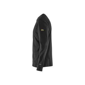 BLAKLADER - 348317379900S <b>Flame</b> resistant long-sleeve t-<b>shirt</b> Black - EAN 7330509726662 <b>FLAME</b> RESISTANT WORKWEAR - Product Image 4