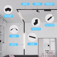 Tuya Zigbee MS30 Corps en aluminium LED Track Light avec aimant Pendentif Smart App Control Running LED Light Magnet Guangzhou