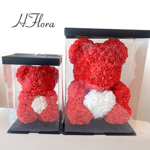 Oso rosa de peluche de espuma artificial romántica para niños Profesor Madre Graduación <span class=keywords><strong>Casa</strong></span> Calentamiento - Product Image 1
