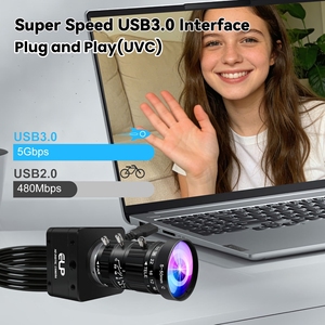Caméra mini USB3.0 ELP haute vitesse 4K 60FPS, objectif varifocal CS 5-50mm, zoom 10X, capteur large 1/1.8 IMX678, webcam 4K pour ordinateur portable PC - Product Image 5